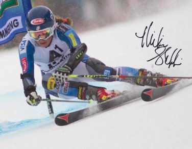* SOCHI OLYMPICS MIKAELA SHIFFRIN SIGNED PHOTO 8X10 RP AUTOGRAPHED