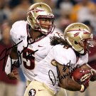 JAMEIS WINSTON & DEVONTA FREEMAN SIGNED PHOTO 8X10 RP AUTOGRAPHED SEMINOLES