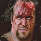 THE UNDERTAKER SIGNED PHOTO 8X10 RP AUTOGRAPHED BLOOD WWF WWE WRESTLING THE UNDERTAKER SIGNED PHOTO 8X10 RP AUTOGRAPHED BLOOD WWF WWE WRESTLING