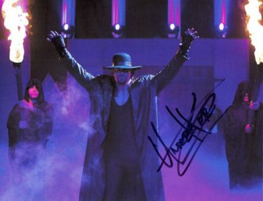 THE UNDERTAKER SIGNED PHOTO 8X10 RP AUTOGRAPHED WWE