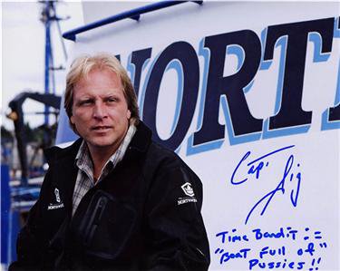 SIG HANSEN SIGNED PHOTO 8X10 RP AUTOGRAPHED DEADLIEST CATCH WITH INSCRIPTION