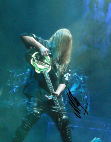 JEFF HANNEMAN SIGNED PHOTO 8X10 RP AUTOGRAPHED * SLAYER GUITAR PLAYER