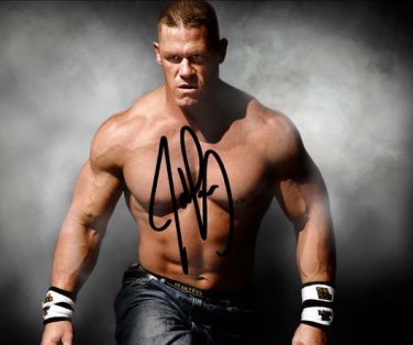 JOHN CENA SIGNED PHOTO 8X10 RP AUTOGRAPHED WRESTLING WWE