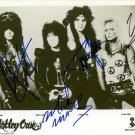 MOTLEY CRUE BAND SIGNED POSTER PHOTO 8X10 RP AUTOGRAPHED NIKKI SIXX VINCE NEIL MOTLEY CRUE BAND SIGNED POSTER PHOTO 8X10 RP AUTOGRAPHED NIKKI SIXX VINCE NEIL