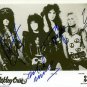 MOTLEY CRUE BAND SIGNED POSTER PHOTO 8X10 RP AUTOGRAPHED NIKKI SIXX VINCE NEIL