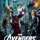 STAN LEE & JOSS WHEDON SIGNED PHOTO 8X10 RP AUTOGRAPHED AVENGERS