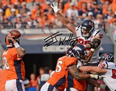 HOUSTON TEXANS * JJ WATT SIGNED PHOTO 8X10 RP AUTOGRAPHED HOUSTON TEXANS J.J.