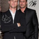* TAYLOR KINNEY JESSE SPENCER SIGNED PHOTO 8X10 RP AUTOGRAPHED CHICAGO FIRE