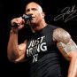 * THE ROCK SIGNED PHOTO 8X10 RP AUTOGRAPHED WWE Dwayne Johnson