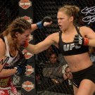 MIESHA TATE RONDA ROUSEY SIGNED PHOTO 8X10 RP AUTOGRAPHED ** STRIKEFORCE **