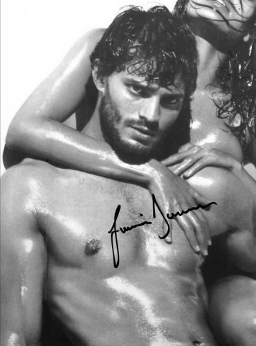 JAMIE DORNAN SIGNED POSTER PHOTO 8X10 RP AUTOGRAPHED FIFTY SHADES OF GREY