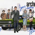 ARCHER FULL CAST SIGNED POSTER PHOTO 8X10 RP AUTOGRAPHED