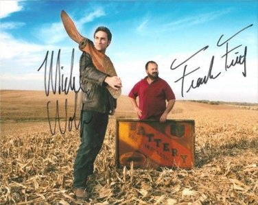 AMERICAN PICKERS CAST SIGNED PHOTO 8X10 RP AUTOGRAPHED MIKE WOLF FRANK FRITZ