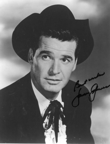 JAMES GARNER SIGNED PHOTO 8X10 RP AUTOGRAPHED MAVERICK