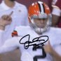 JOHNNY MANZIEL SIGNED POSTER PHOTO 8X10 RP AUTOGRAPHED  BROWNS * THE FLIP !