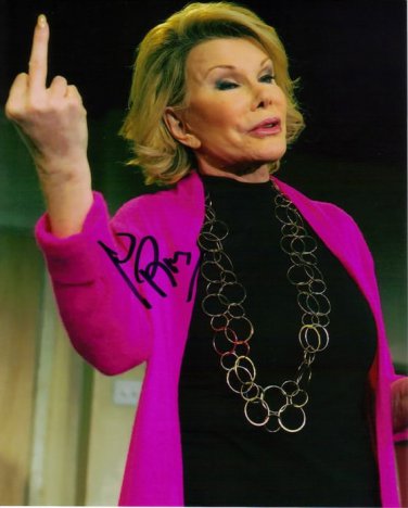 ** JOAN RIVERS SIGNED PHOTO 8X10 RP AUTOGRAPHED PICTURE
