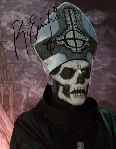 PAPA EMERITUS II SIGNED POSTER PHOTO 8X10 RP AUTOGRAPHED GHOST B.C. BC