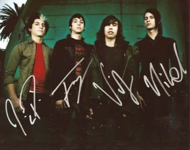 PIERCE THE VEIL BAND SIGNED PHOTO 8X10 RP AUTOGRAPHED VIC FUENTES