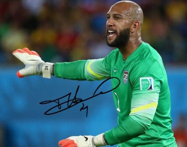 Tim Howard signed Autographed photo rp 8x10 USA United States World Cup Soccer