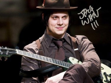 Jack White signed Autographed photo rp 8x10 The White Stripes * Elephant