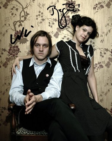 WIN BUTLER REGINE CHASSAGNE SIGNED POSTER PHOTO 8X10 RP ARCADE FIRE FUNERAL