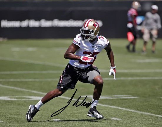 JIMMIE WARD SIGNED AUTOGRAPHED PHOTO RP 8X10 SAN FRANCISCO 49ERS FIRST PICK