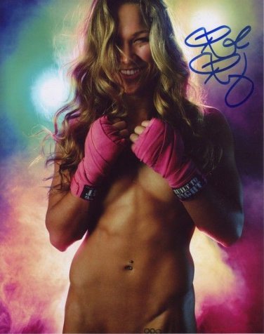 Ronda Rousey signed Autographed photo rp 8x10 ufc strikeforce