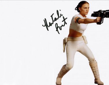 Natalie Portman signed Autographed photo rp 8x10 Star Wars