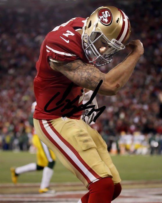 COLIN KAEPERNICK SIGNED PHOTO RP 8X10 AUTOGRAPHED * SAN FRANCISCO 49ERS