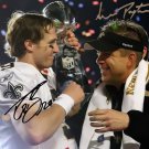 DREW BREES & SEAN PAYTON SIGNED AUTOGRAPHED PHOTO AUTO RP 8X10 SUPER BOWL SAINTS DREW BREES & SEAN PAYTON SIGNED AUTOGRAPHED PHOTO AUTO RP 8X10 SUPER BOWL SAINTS