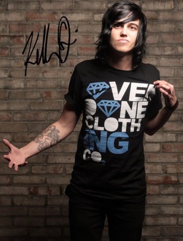 * KELLIN QUINN SIGNED PHOTO 8X10 RP AUTOGRAPHED SLEEPING WITH SIRENS