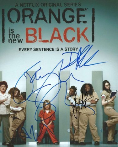 ORANGE IS THE NEW BLACK CAST SIGNED PHOTO 8X10 RP AUTOGRAPHED TAYLOR SCHILLING