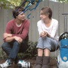 ANSEL ELGORT & SHAILENE WOODLEY SIGNED PHOTO 8X10 RP THE FAULT IN OUR STARS