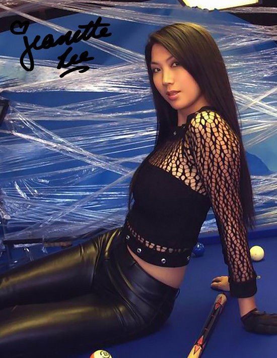 JEANETTE LEE THE BLACK WIDOW SIGNED PHOTO 8X10 RP AUTOGRAPHED