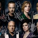 BREAKING BAD CAST SIGNED PHOTO 8X10 RP AUTOGRAPHED BRYAN CRANSTON AARON PAUL ++