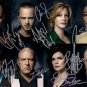 BREAKING BAD CAST SIGNED PHOTO 8X10 RP AUTOGRAPHED BRYAN CRANSTON AARON PAUL ++