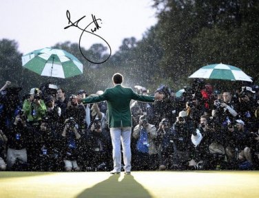 Adam Scott Signed 2013 Masters Augusta 8x10 Photo rp Champion - Flag - MVP