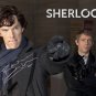 * BENEDICT CUMBERBATCH MARTIN FREEMAN SIGNED PHOTO 8X10 RP AUTOGRAPH SHERLOCK