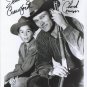 THE RIFLEMAN CAST JOHNNY CRAWFORD CHUCK CONNORS SIGNED 8X10 RP AUTOGRAPHED