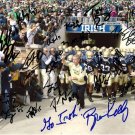 BRIAN KELLY + NOTRE DAME 2012 TEAM SIGNED PHOTO 8X10 RP AUTO EVERETT GOLSON