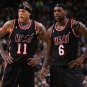 CHRIS BIRDMAN ANDERSEN & LEBRON JAMES SIGNED PHOTO 8X10 RP AUTOGRAPHED * HEAT !