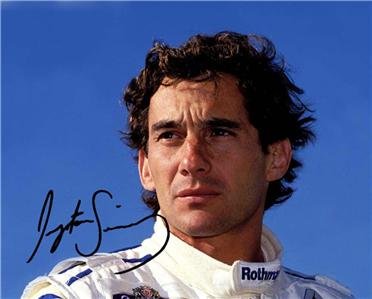 AYRTON SENNA SIGNED PHOTO 8X10 RP AUTOGRAPHED FORMULA ONE