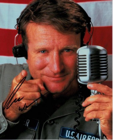 ROBIN WILLIAMS SIGNED PHOTO 8X10 RP AUTOGRAPHED GOOD MORNING, VIETNAM