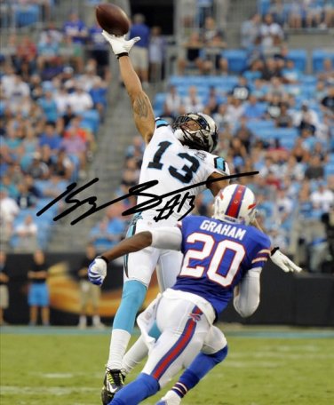 PANTHERS KELVIN BENJAMIN SIGNED PHOTO 8X10 RP AUTOGRAPHED CAROLINA