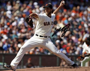 MADISON BUMGARNER SIGNED PHOTO 8X10 RP AUTOGRAPHED GIANTS MLB BASEBALL