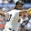 * MADISON BUMGARNER SIGNED PHOTO 8X10 RP AUTOGRAPHED GIANTS MLB BASEBALL