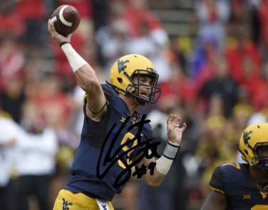 CLINT TRICKETT SIGNED PHOTO 8X10 RP AUTO AUTOGRAPHED WEST VIRGINIA FOOTBALL
