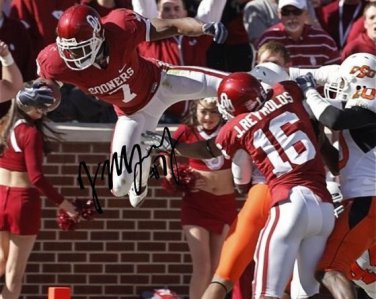 DEMARCO MURRAY SIGNED AUTOGRAPHED PHOTO RP 8X10 AUTO OKLAHOMA SOONERS