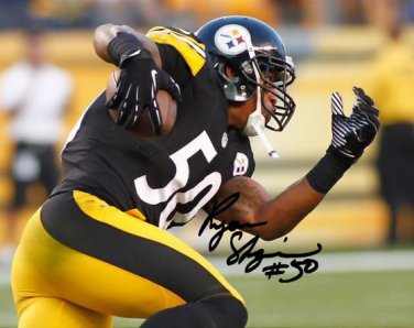 * STEELERS FIRST PICK RYAN SHAZIER SIGNED PHOTO 8X10 RP AUTOGRAPHED PITTSBURGH