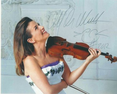 Anne-Sophie Mutter signed photo 8x10 rp Autographed  Romance